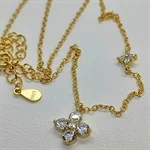 שרשרת ורד ציפוי זהב 2