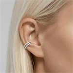 עגילי קליפ לואיז כסף 3