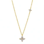 שרשרת ורד ציפוי זהב