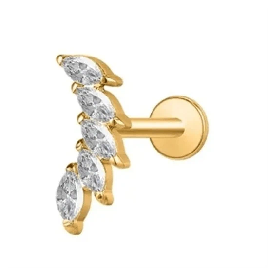 עגיל פירסינג לייקה