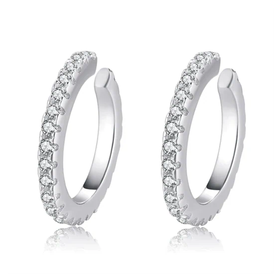 עגילי קליפ לואיז כסף