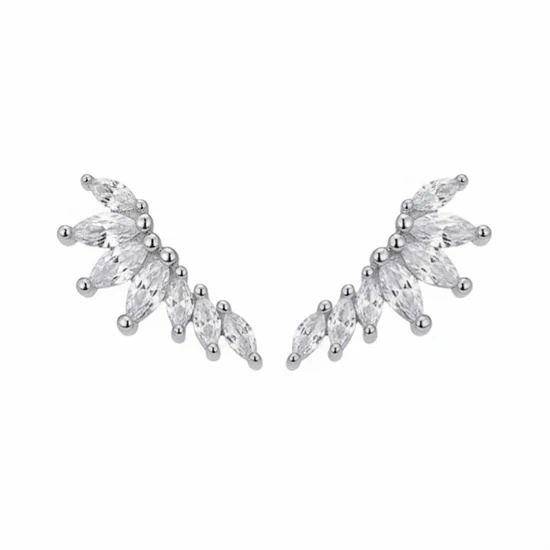 עגילי גרייס כסף